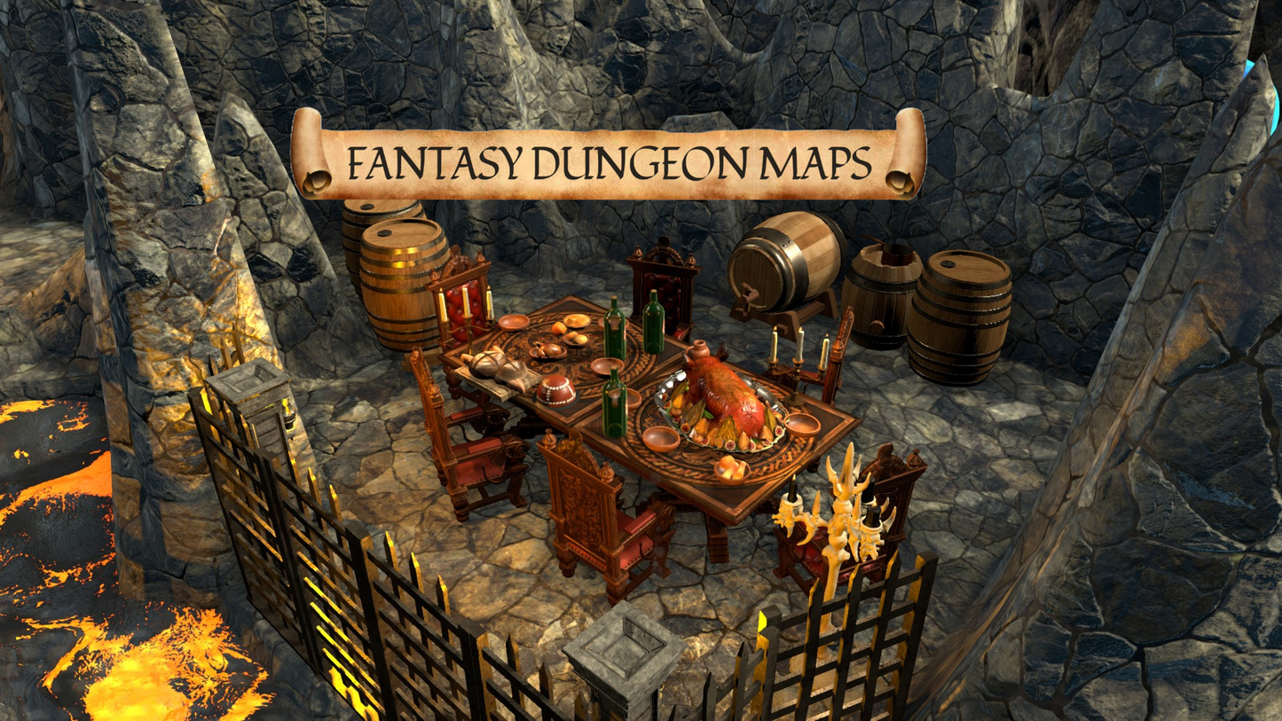 Hellfire The Hell’s Crossing - Fantasy Battle Map for DnD & TTRPGs