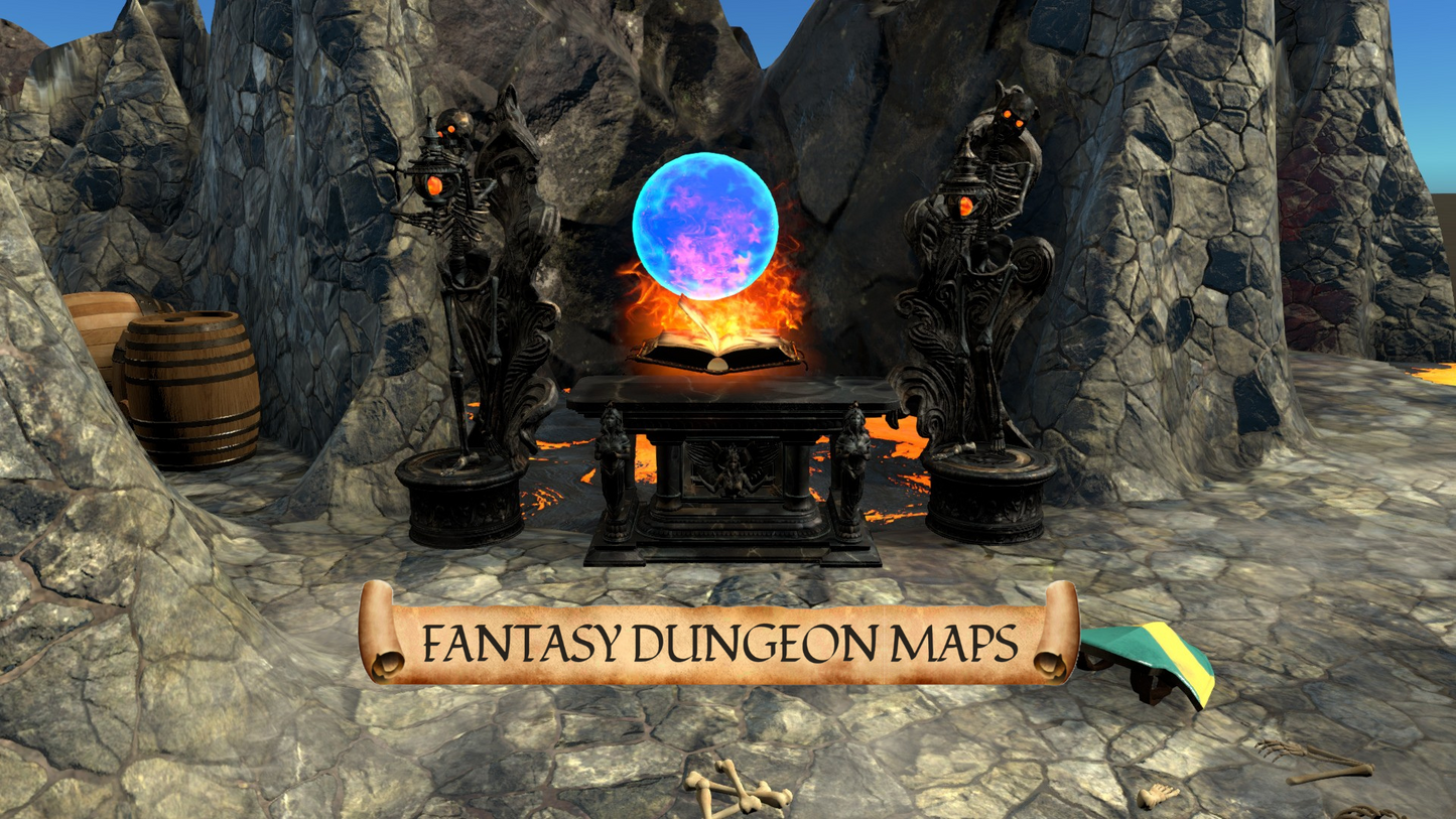Hellfire The Hell’s Crossing - Fantasy Battle Map for DnD & TTRPGs