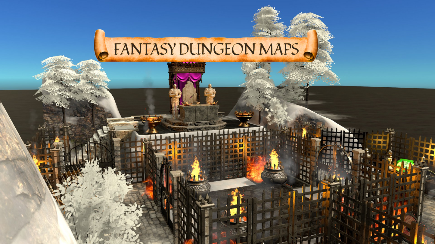 Skybound Arena - Fantasy Battle Map for DnD & TTRPGs