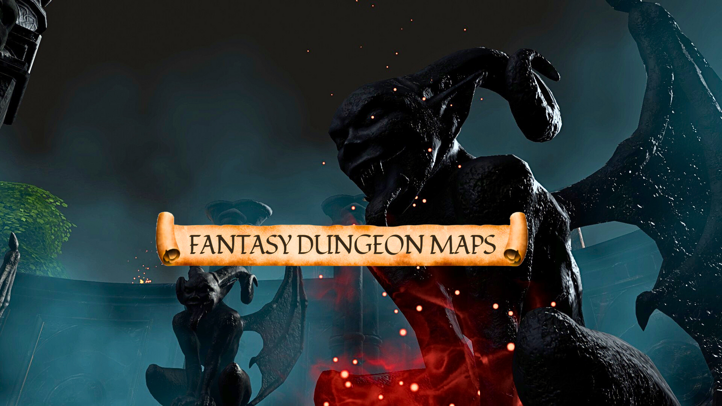 Cemetery of the Forgotten - Fantasy Battle Map for DnD & TTRPGs