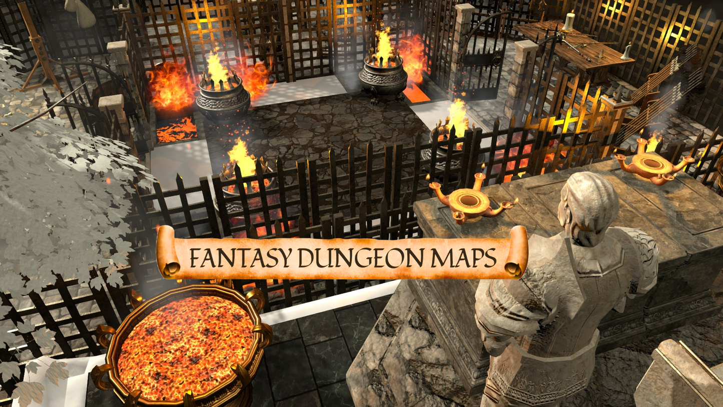 Skybound Arena - Fantasy Battle Map for DnD & TTRPGs