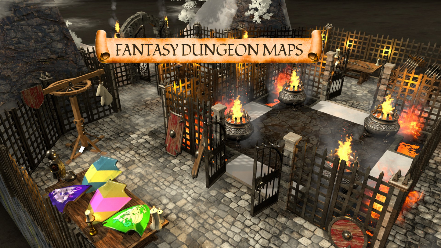 Skybound Arena - Fantasy Battle Map for DnD & TTRPGs