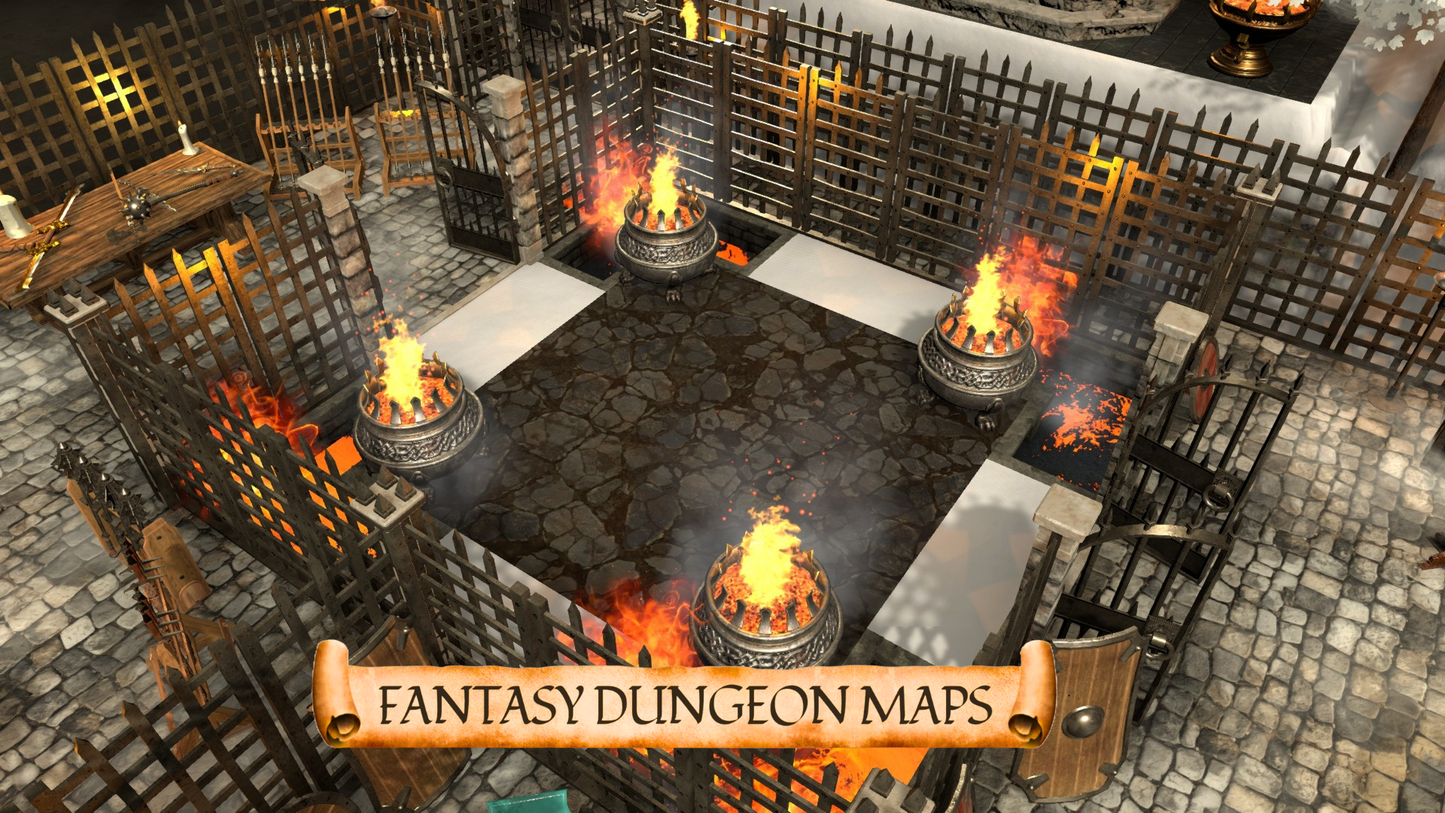 Skybound Arena - Fantasy Battle Map for DnD & TTRPGs