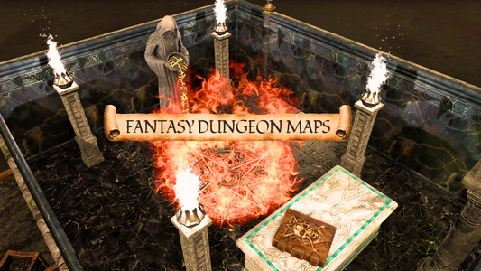 The Forsaken Mine - Fantasy Battle Map for DnD & TTRPGs