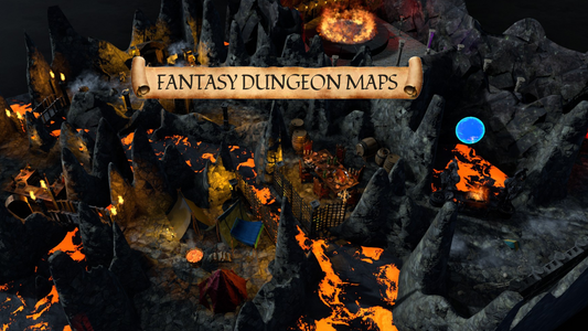 Hellfire The Hell’s Crossing - Fantasy Battle Map for DnD & TTRPGs