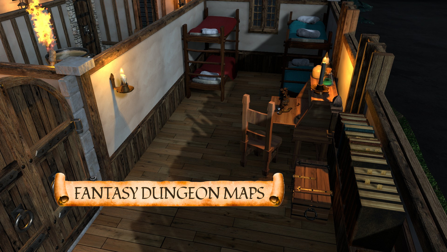 The Hearthstone Tavern - Fantasy Battle Map for DnD & TTRPGs