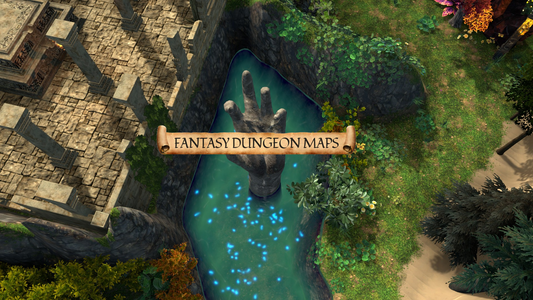 Feyblood Wilds – Fantasy DnD Battle Map | Multi-Biome TTRPG Digital Download
