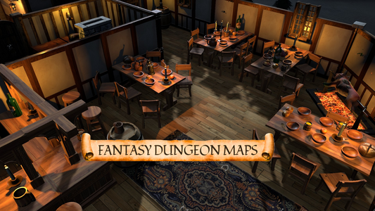 The Hearthstone Tavern - Fantasy Battle Map for DnD & TTRPGs